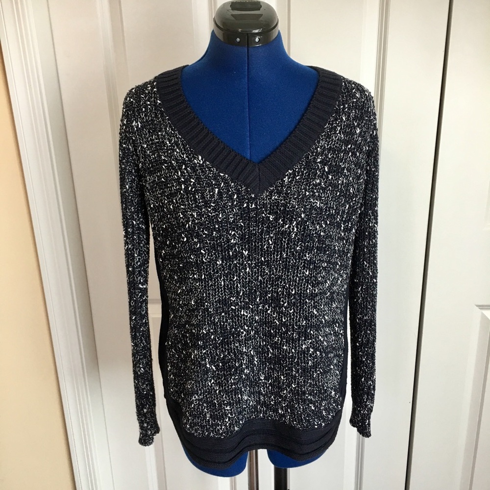 V Neck Knit Sweater